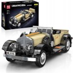 Moule king 10115 rr phantom blocs de construction de voitures classiques set blocs rétro Moule king 10115 rr phantom blocs de construction de voitures classiques set blocs rétro