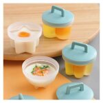 Moule oeuf cuit la vapeur en pp oeuf poch double pour cuisine pzcc