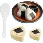 Moule � onigiri - 2 pi�ces pp alimentaire antiadh�sif facile nettoyage - type moule riz �tiquette