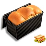 Moule � pain - xvx - anti - adh�sif - couvercle inclus - acier au carbone - 21. 2x12x11cm