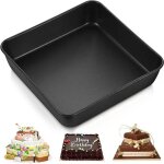 Moule � p�tisserie carr� - yyv - 225x225x5cm - acier inoxydable - antiadh�sif - facile � nettoyer