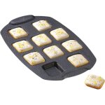 Moule à pâtisserie - tefal - mini carrés - aluminium recyclé - antiadhésif - made in france Moule à pâtisserie - tefal - mini carrés - aluminium recyclé - antiadhésif - made in france