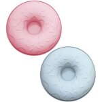 Moule de patisserie2 moules  gteau ronds silicone 20cm - pour beignets / mousseline / savarin