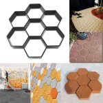Moule en plastique pour pav�s dalles de jardin terrasse et all�e (30 x 30 cm) odipie