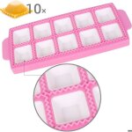 Moule � raviolis ronds 10 grilles coupe - p�te coupe - raviolis moule � raviolis