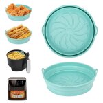 Papier de cuisson - topesct - 120 pices - rsistant  230c - convient aux paniers de friteuse  air ...