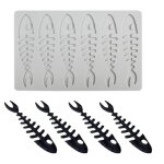 Moule  en silicone arte de poisson - tapis de dentelle en silicone - gteau dcoration dassiette