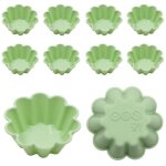 Moules  tartelettes - noname - 10 pcs - silicone de haute qualit - vert - 7. 5 cm