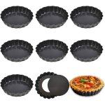 Moule  tartelettes 10 cm 8 mini - tartelettes moule  quiche rutilisable moules  tartelettes avec ...