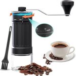 Moulin  caf manuel 40 rglages ajustables capacit de 30g broyeur  meule conique avec manivelle pour ...