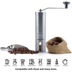 Moulin  caf manuel la collection elegance henry charles en acier bross inoxydable avec meule ajustable ...