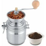 Moulin caf� manuel inox grains �pices noix herbes argent yyv
