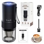 Moulin � caf� portable - broyeur � meules coniques 20w batterie 2000mah mouture r�glable arr�t automatique ...
