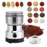 Moulin lectrique pour crales / pices / noix acier inoxydable protection contre les surcharges ensemble ...