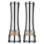 Moulins � sel et poivre en acier inoxydable haut de gamme r�glables et en c�ramique design �l�gant