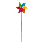 Moulin � vent de 27cm sur tige telescopique 61cm multicolore
