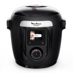 Moulinex cookeo wifi 10 - en - 1 multicuiseur 6l 10 modes de cuisson noir ce96g810