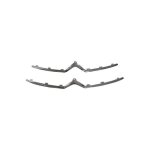 Moulure chrome de calandre avant citroen c4 2 2010 - 2018