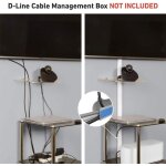 Moulure - goulotte - cache fil - plinthe - gaine range - fil - clips d - line - 1mct5025w