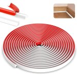 Moulure plafond tpe autocollante flexible 5 m blanc 12 mm x 9 mm triangles pour bords murs et plafonds ...