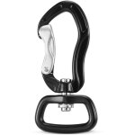 Mousqueton pivotant  360 petit mousqueton de porte cbl crochet de suspension rotatif pour hamac