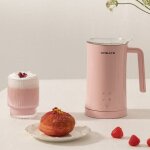Mousseur  lait et chauffe - lait - studio - 580ml - 4 programmes - scurit triple - rose pastel