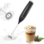 Mousseur � lait �lectrique acier inoxydable moteur extra fort et aliment� pour caf� / caf� au lait / ...