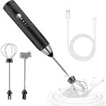 Mousseur � lait �lectriquemousseur de lait rechargeable usb et mini fouet electrique m�langeur acier ...