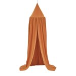 Moustiquaire à baldaquin - décoration - marron - 240 cm - pour lit enfant - tissu en coton Moustiquaire à baldaquin - décoration - marron - 240 cm - pour lit enfant - tissu en coton