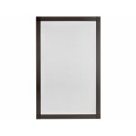 Moustiquaire de fentre 120 x 140 cm - anti - insectes facile  installer - cadre aluminium marron - ...