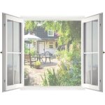 Moustiquaire de fen�tre auto - adh�sive filet anti - insectes blanc 150x250 cm