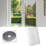 Moustiquaire - fallenheld - 130 x 150 cm - blanc - sans perçage - fixation auto - agrippante Moustiquaire - fallenheld - 130 x 150 cm - blanc - sans perçage - fixation auto - agrippante