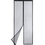 Moustiquaire magn�tique pour porte 90�210 cm ? maille ultrar�sistante fermeture magn�tique noir