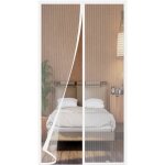 Moustiquaire porte 140x210cm universal - coulissante / auto - ferm (blanc)
