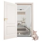 Moustiquaire de porte pour chat pour emp�cher animaux de compagnie de s�chapper 90 cm x 200 cm - pour ...