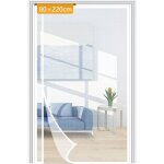Moustiquaire porte fenetre 80x220cmmoustiquaire baie vitree coulissantemaille ultra finebande adhsive ...