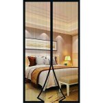 Moustiquaire porte fenetre aimante magnetique rideaux anti mouches pour porte rideaux toile insect ecran ...