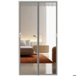 Moustiquaire porte fenetre magnetique 140 x 220cm rideau anti mouche renforc�e pour porte de balcon cave ...