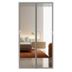Moustiquaire porte fenetre magnetique 140 x 220cm rideau anti mouche renforce pour porte de balcon cave ...