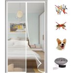 Moustiquaire porte magntique maille trs dense moustiquaire porte aimante rideau anti mouches anti ...