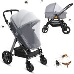 Moustiquaire poussette universelle pour landau auto - sige lit parapluie protection anti - insectes ...