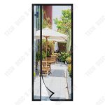 Moustiquaire - td - 100x220cm - magntique - auto - agrippante - porte fentre