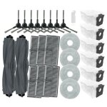 Kit accessoires mova e30 ultra ? 2 rouleaux 8 brosses lat�rales 6 filtres hepa 4 chiffons 6 sacs