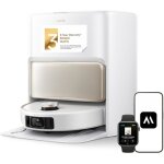 Mova robot aspirateur et laveur  vidage automatique v50 ultra complete avec aspiration de 24 000 pa ...