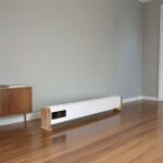 Mpc alacant 2200w convecteur telecommande polyvalent metal blanc