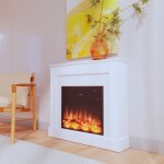 Mpc camillo blanc cadre de cheminee en bois mdf pour la cheminee electrique vulcano 60cm Mpc camillo blanc cadre de cheminee en bois mdf pour la cheminee electrique vulcano 60cm