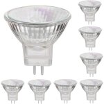 Mr11 12v 35w lampes halog�nes gu4 base spot 2800k blanc chaud dimmable pack de 8