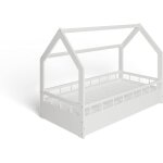 Ms factory lit enfant bébé avec un matelas maison 80x160 cm - lit en massif cabane - style scandinave ... Ms factory lit enfant bébé avec un matelas maison 80x160 cm - lit en massif cabane - style scandinave ...