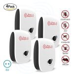 Msd 4 x rpulsif ultrason insectes rats et souris anti - nuisibles  ultrasons electronique pour anti ...