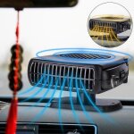 Msd ventilateur chauffage d�givreur r�glable heater cooler fan auto voiture 12v 150w